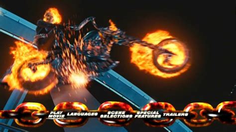 ghost rider movie dvd|ghost rider dvd menu.